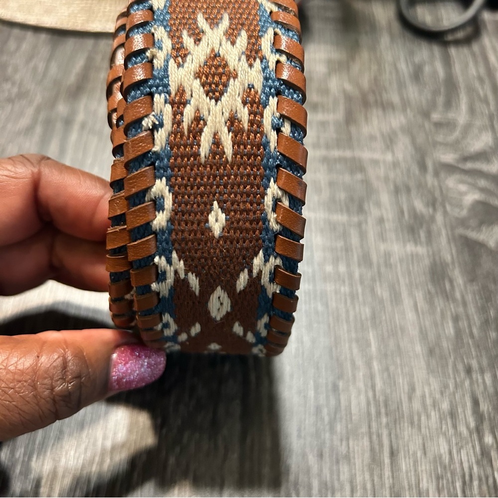 American Eagle Aztec Western Cowboy   Belt Sz Xs/S Length 34
